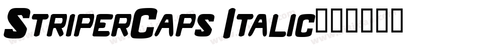 StriperCaps Italic字体转换